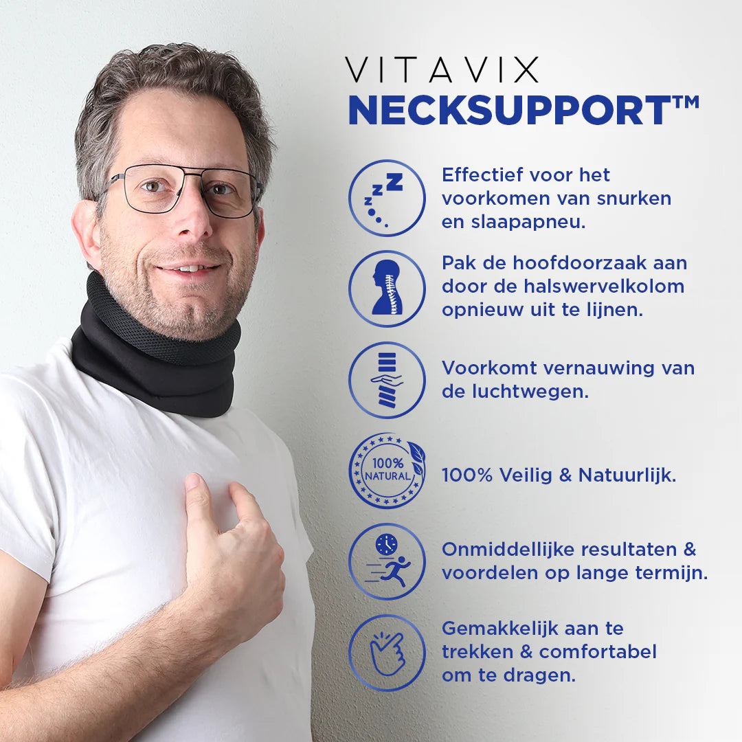 Vitavix NeckSupport™ - Nooit meer snurken